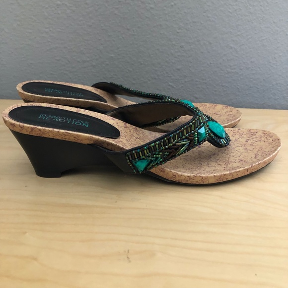 Kenneth Cole Reaction Wedge Sandals - Picture 3 of 16